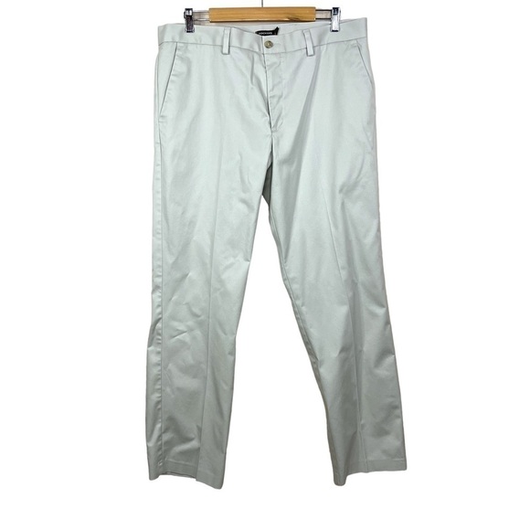 36x32 Dockers D2 Light Beige Khaki Pants Flat Front Pockets Classic - Picture 1 of 9